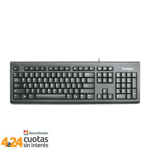 Teclado Resistente a Derrames USB Negro Español