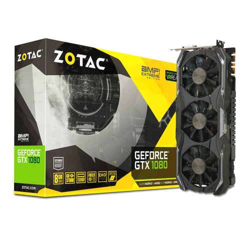Zotac Video NVIDIA GeForce GTX1080 8GB GDDR5X AMP! Extreme Core