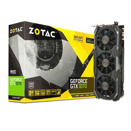 Zotac Video NVIDIA GeForce GTX1070 8GB GDDR5 AMP! Extreme Core