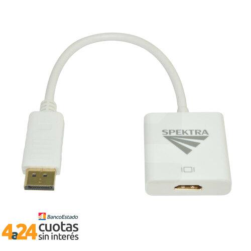 Adaptador DisplayPort a HDMI Blanco