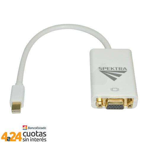 Spektra Adaptador Mini DisplayPort a VGA pc Factory