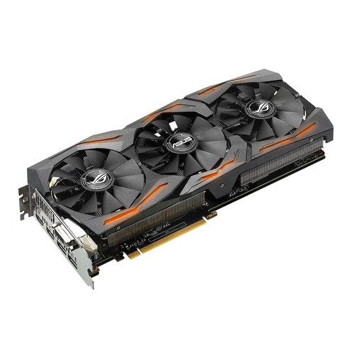 Asus Video NVIDIA GeForce GTX1060 O6GB Strix ROG OC | PC Factory