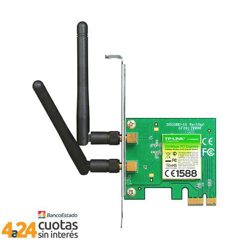 Tarjeta de Red Interna PCI-E WiFi N300 TL-WN881ND