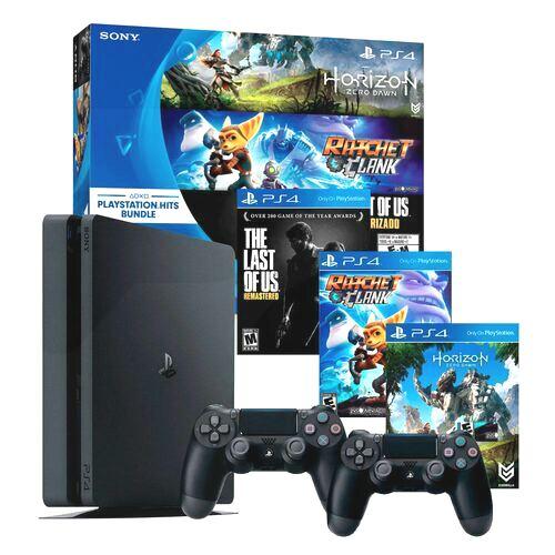 Sony PS4 Slim 500GB + 2 Gamepads + 3 Juegos | PC Factory