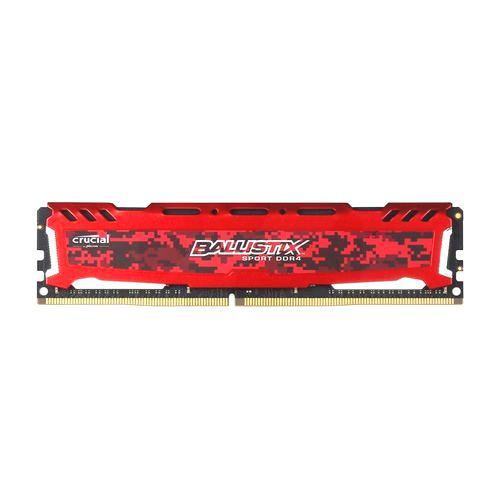 Ballistix DDR4 8GB メモリ レッド Ballistix DDR4 8GB 2400MHz Ballistix Sport LT (Red) | PC Factory