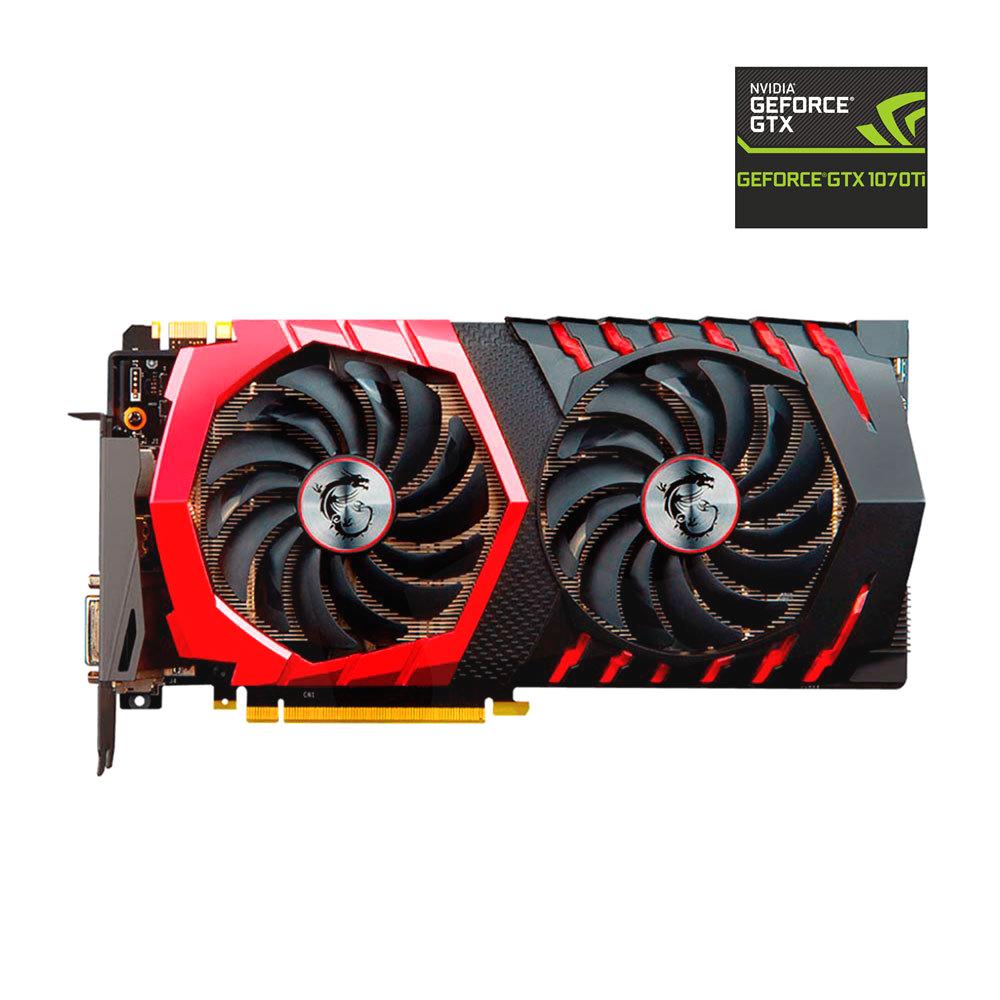 MSI Video NVIDIA GeForce GTX1070Ti GAMING 8G | PC Factory