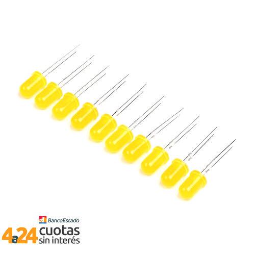 LED Amarillo 5mm - 100pcs