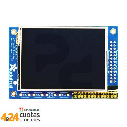 PiTFT 2.8'' TFT LCD Pantalla Táctil 320x240 - Hat para Raspberry Pi