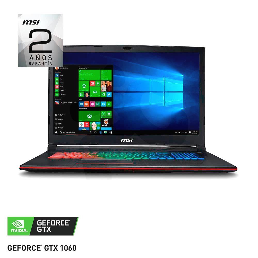 MSI Notebook Gamer GP63 Leopard 8RE Intel i7-8750H NVIDIA GTX 1060