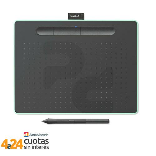 Tableta Digitalizadora Intuos Bluetooth Medium Pistachio Wacom (CTL-6100WL/E0-A)