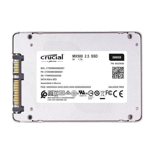 Crucial Unidad SSD 2TB Sata3 2.5