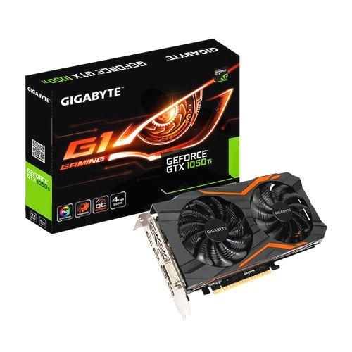 Gigabyte Video NVIDIA GeForce GTX1050Ti G1 Gaming 4G | PC Factory