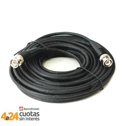 Cable BNC Macho a Macho, 10mt negro 