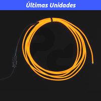 Cable EL 2,5 m - Kit Alto Brillo Neón - Naranja