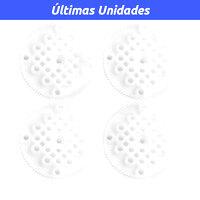 Rueda plástica 90T - Pack de 4