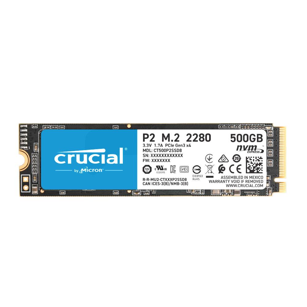 内蔵型SSD SSD500GB Crucial P1 m.2 nvme Crucial Unidad SSD 500GB PCIe NVME M.2 P1 | PC Factory