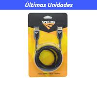 Cable HDMI 2.0 de 1.8 Metros 4K 60Hz - Negro