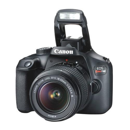 Canon Cámara Reflex Canon EOS 4000D Rebel T100 Premium Kit | pc