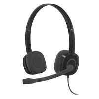 Audifonos Call Center Logitech H151 AUX 3.5 Negro