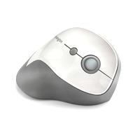 Mouse Vertical Ergonómico Inalámbrico USB Profit - Gris 