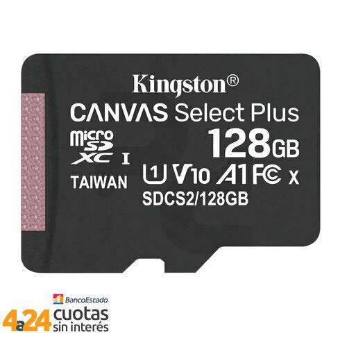 Memoria 128GB microSDXC (100MB/s) UHS-I U1 A1 Canvas Select Plus