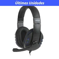 Audífono Gamer LU731 Negro/Azul