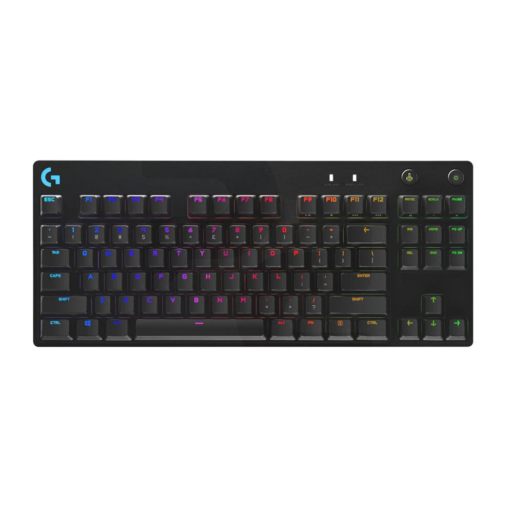 Teclado Gamer Alámbrico G PRO Mecánico Inglés - Negro