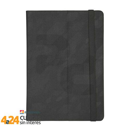 Funda para tablet de 10"" estilo libreta con cierre de elastico	