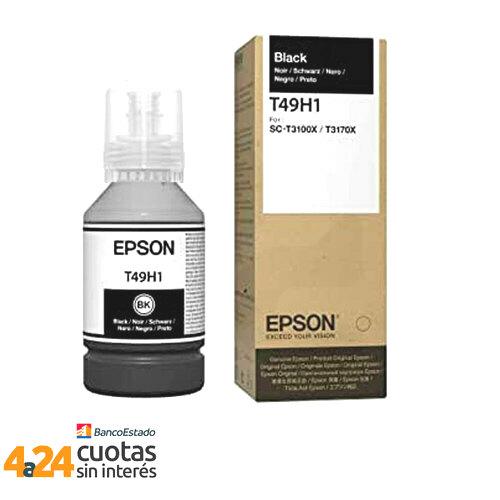 Botella de Tinta Original Epson T49H100 Negro / 140ml