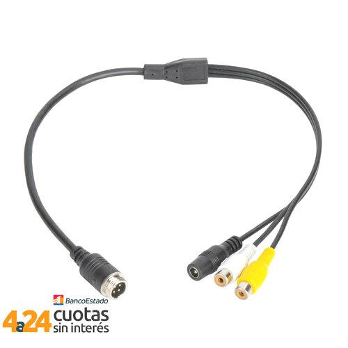 Cable 4pin de Aviación a RCA