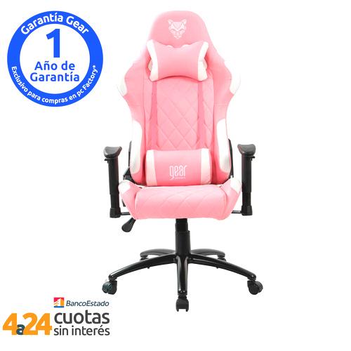 Silla Gamer Kuden V2 White/Pink