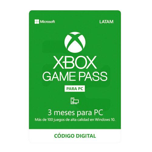 Código Digital Suscripción Game Pass para PC 3 meses