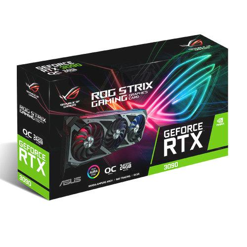 Asus Tarjeta de Video NVIDIA GeForce RTX3090 O24GB ROG Strix | pc