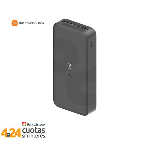 Batería Externa 18W 20.000 mAh Carga Rápida Negro 