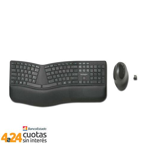 Combo Teclado + Mouse Pro Fit ERGO Inalámbrico Dual Wireless - Bluetooth  Negro