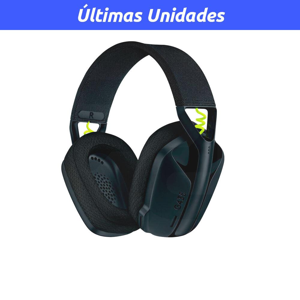 Audífono Gamer Logitech G435, Sonido Estéreo, Inalámbrico, Negro