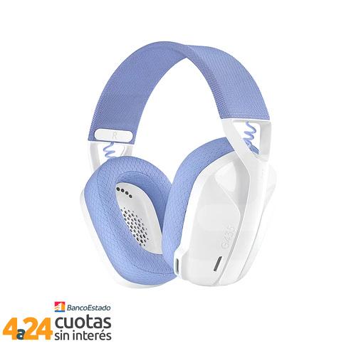 Audífono Gamer G435 Inalámbrico Blanco