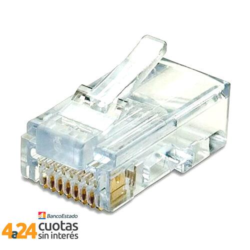 Conector RJ-45 Macho CAT6 Exelink (Bolsa de 100 Unidades)