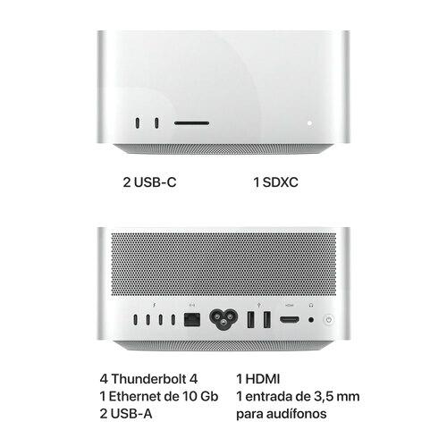 Apple Mac Studio (Chip M1 Max CPU 10 núcleos GPU 24 núcleos, 32GB