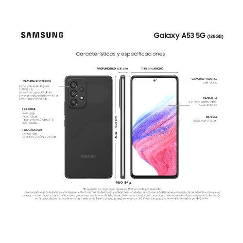Samsung Smartphone Galaxy A53 128GB/6GB Negro Liberado | pc Factory