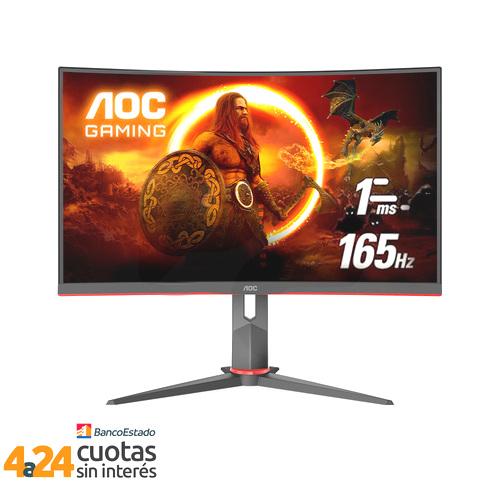 Monitor Gamer 24"" Curvo, Full HD, Panel VA, 165Hz(1ms), FreeSync Premium (C24G2)