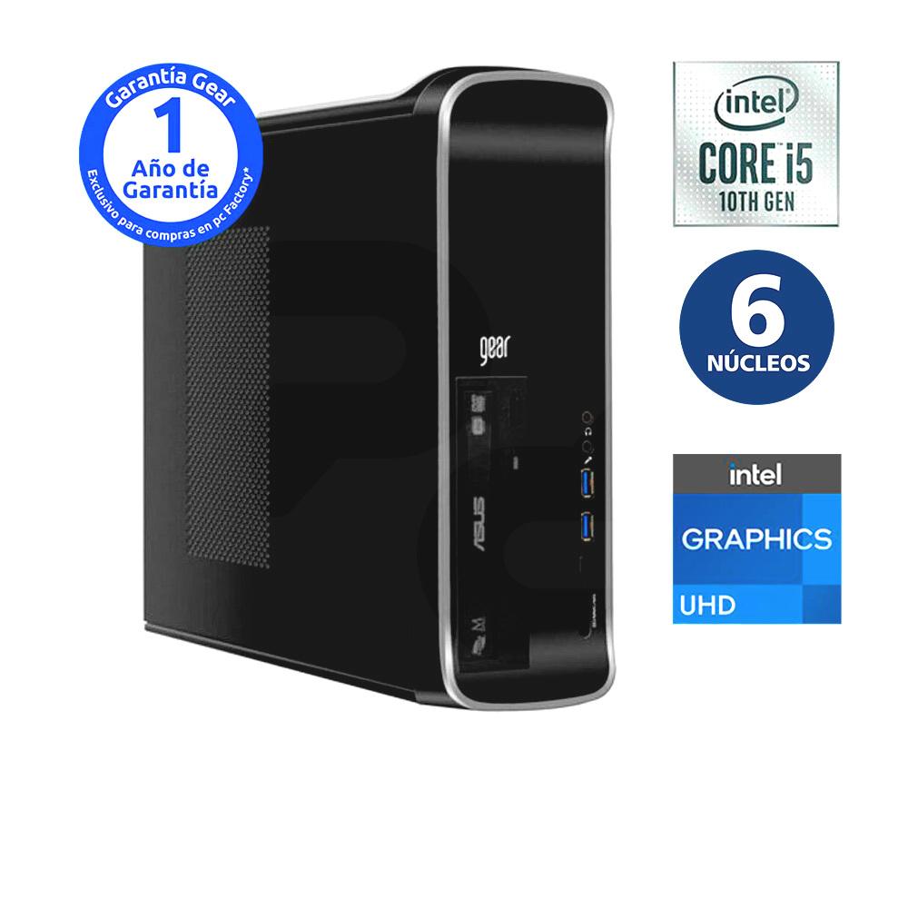 Gear Desktop Intel Core i5-10400 8GB 1TB DVDRW | PC Factory