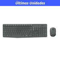 Combo Teclado + Mouse Inalámbrico MK235 - Negro