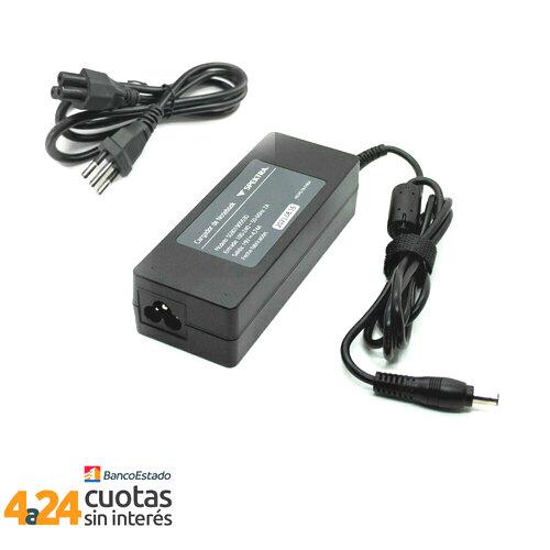 Cargador alternativo para Notebook Samsung, 90W, 19V, 4.74A, conector 5.5mm*3mm C/Cable de Poder
