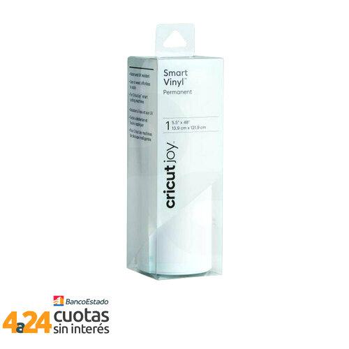 Vinilo Permanente Smart Blanco para Cricut JOY 14 cm x 121 cm