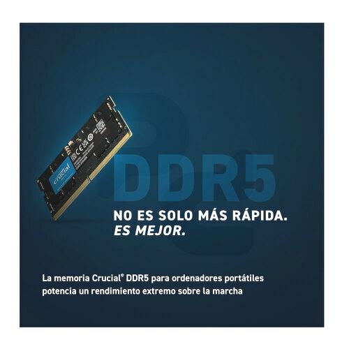 Crucial Memoria RAM Notebook DDR5 8GB 4800MHz SoDimm | pc Factory