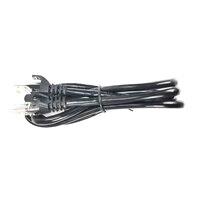 Cable UTP Cat5e + Conectores RJ45 - 1mts Negro