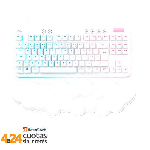 Teclado Gamer G713 Lightsync RGB Mecánico Blanco 