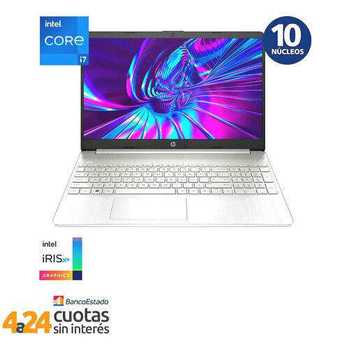 Notebook Laptop 15.6"" HD Intel Core i7-1255U 8GB 512GB SSD Windows 11 Natural Silver 15-dy5009la