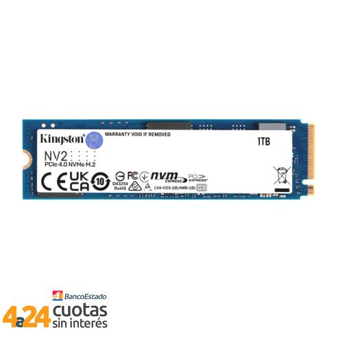 Unidad SSD 1TB PCIe NVMe Gen4 M.2 NV2